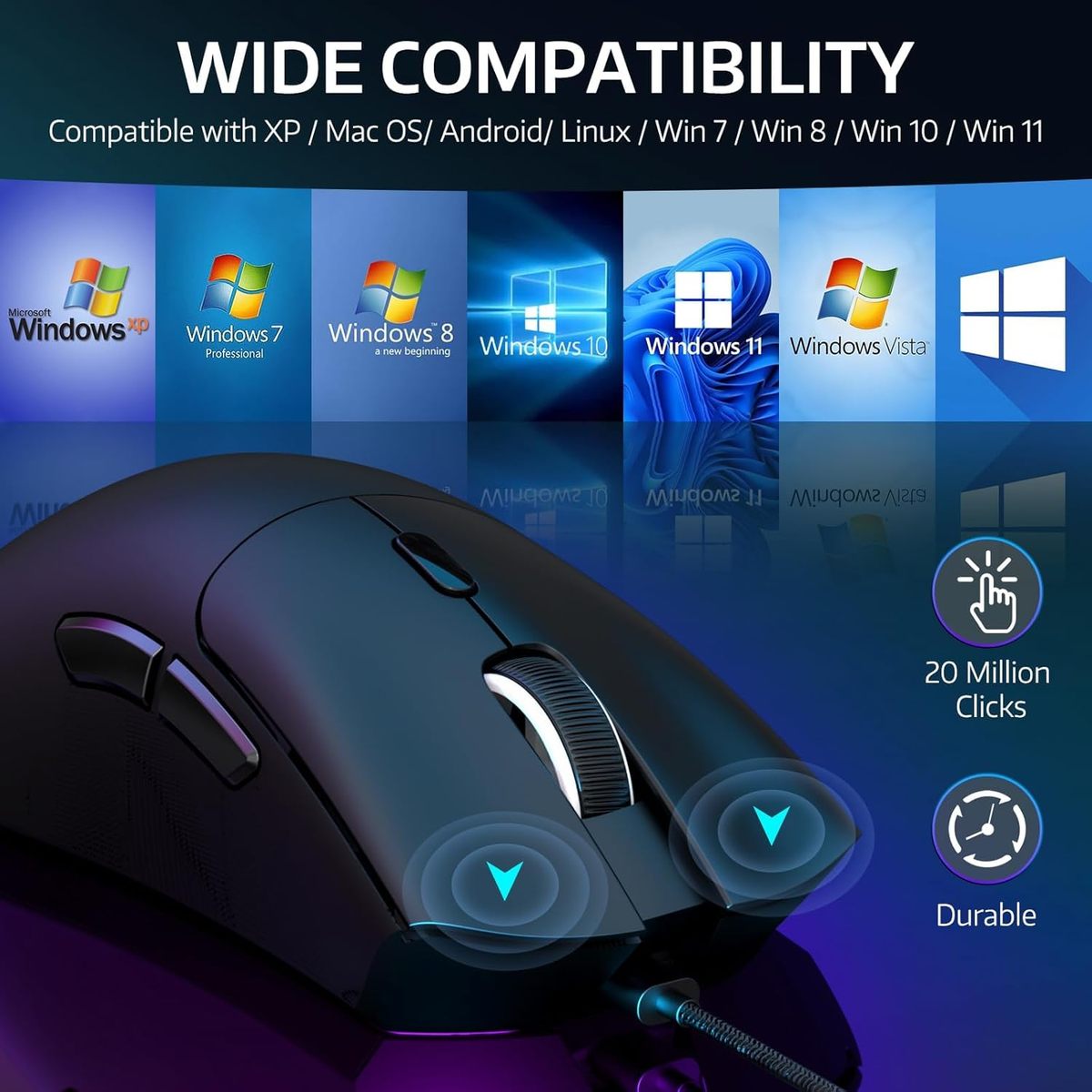 nordiqcore v1 |  Gaming Wireless Mouse